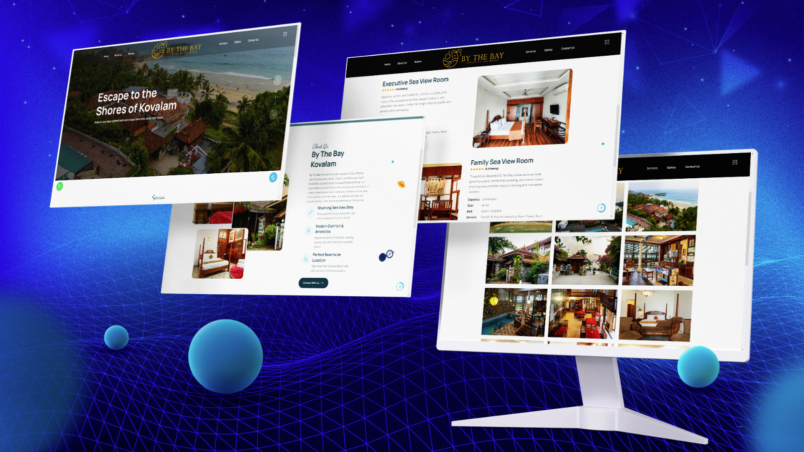 Luxury resort website